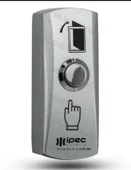 Botoeira Inox de sobrepor